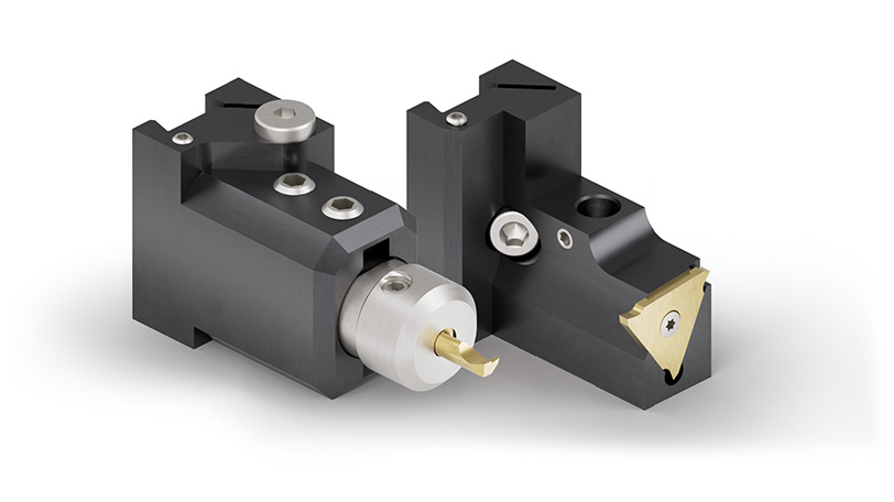 Two height-adjustable holders for back working